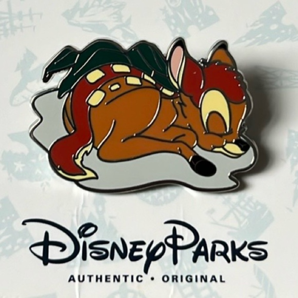 Disney Parks Sleeping Bambi Deer Mystery Pin from Sweet Dreams Collection
